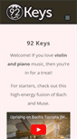 Mobile Screenshot of 92keys.com